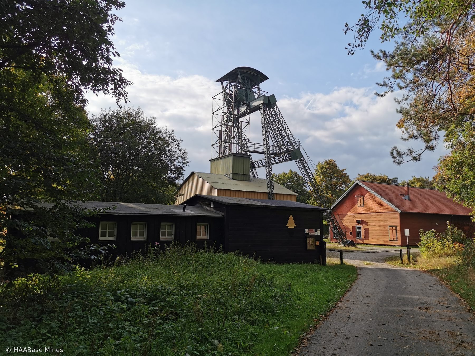 Grube Rosenhof — Schacht Ottiliae mine headframe or winding tower site