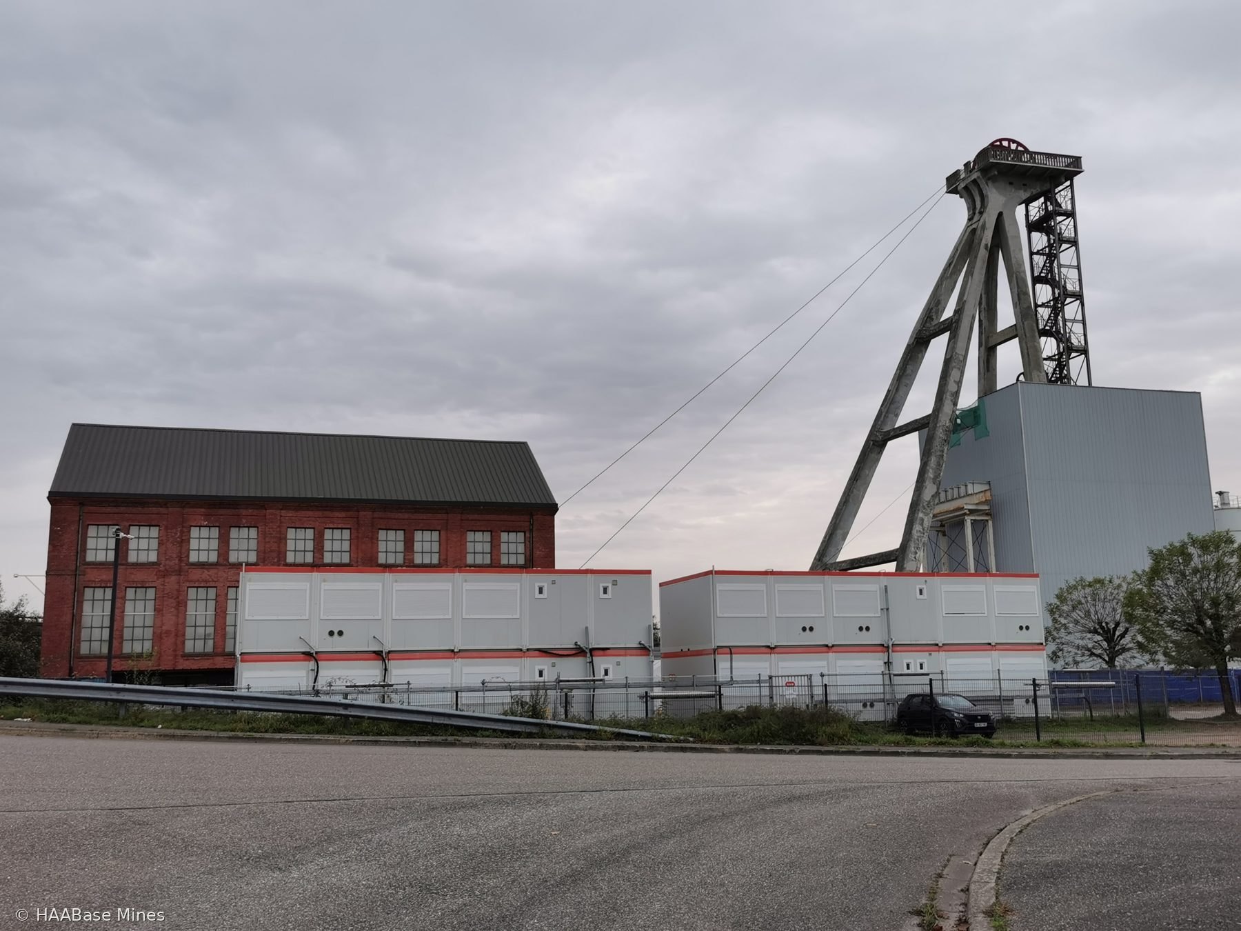 Carreau Joseph-Else mine headframe or winding tower site