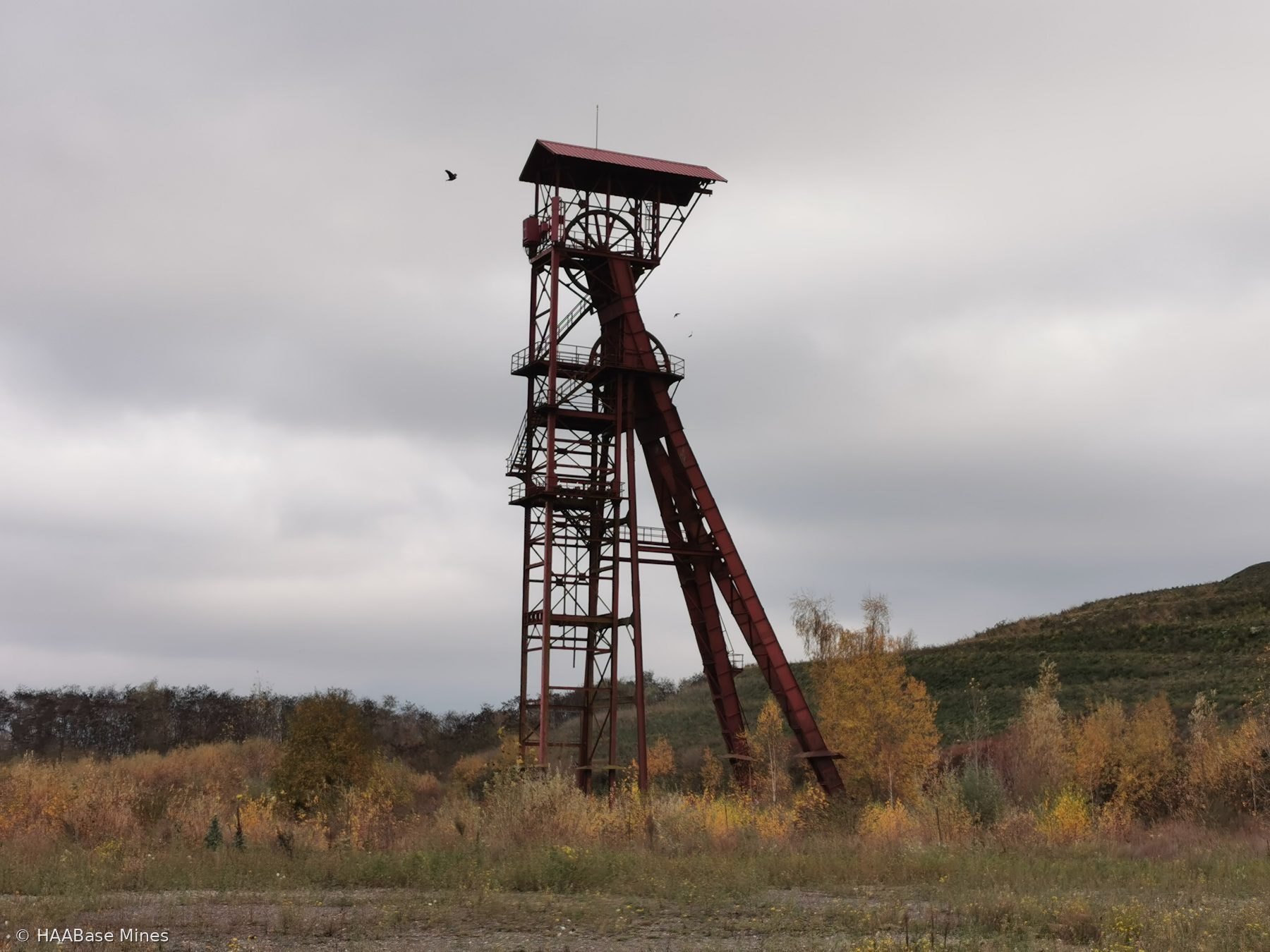Fosse n° 8–8 bis de Dourges mine headframe or winding tower site