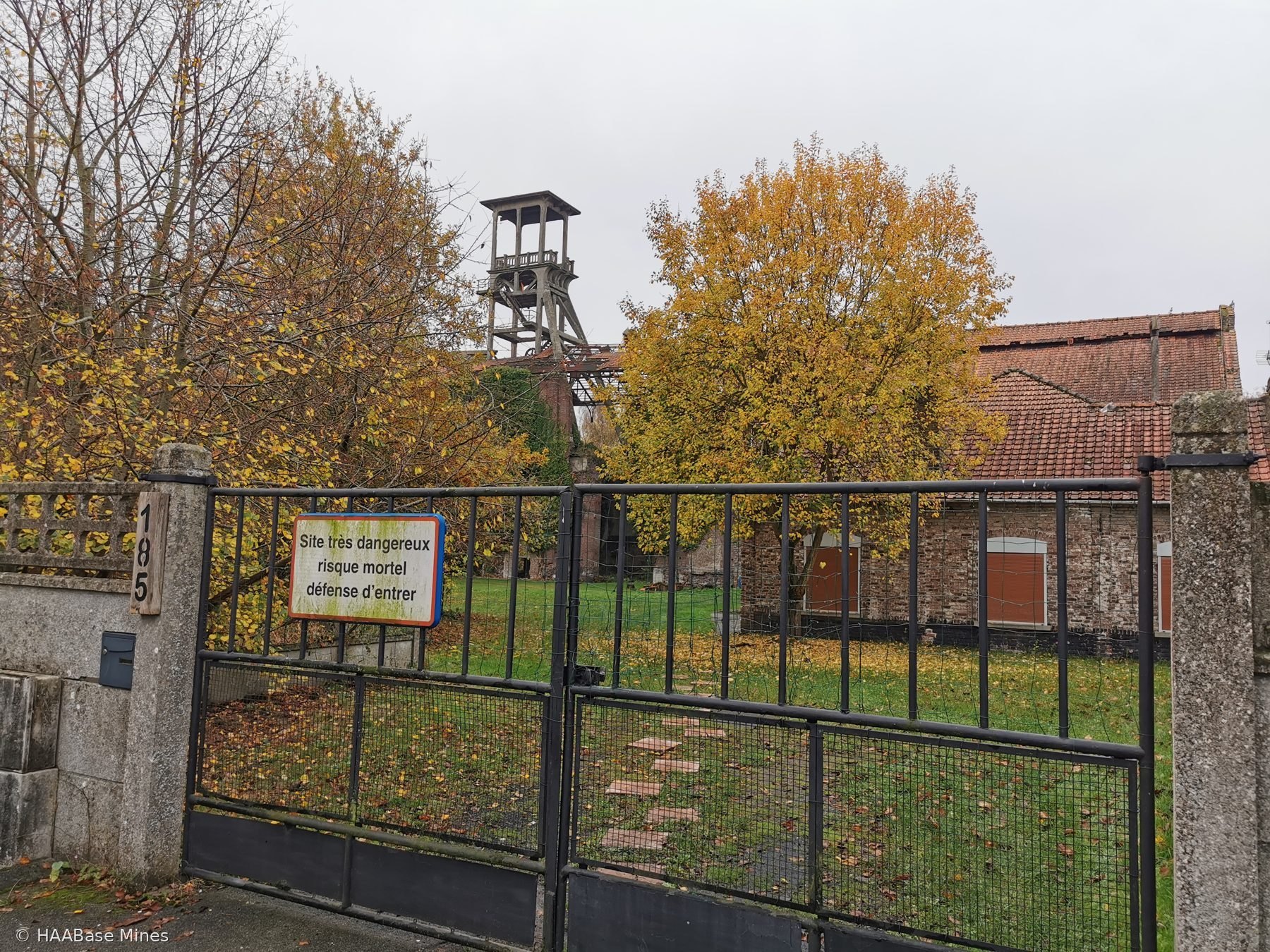 Fosse n° 2 des mines de Flines mine headframe or winding tower site