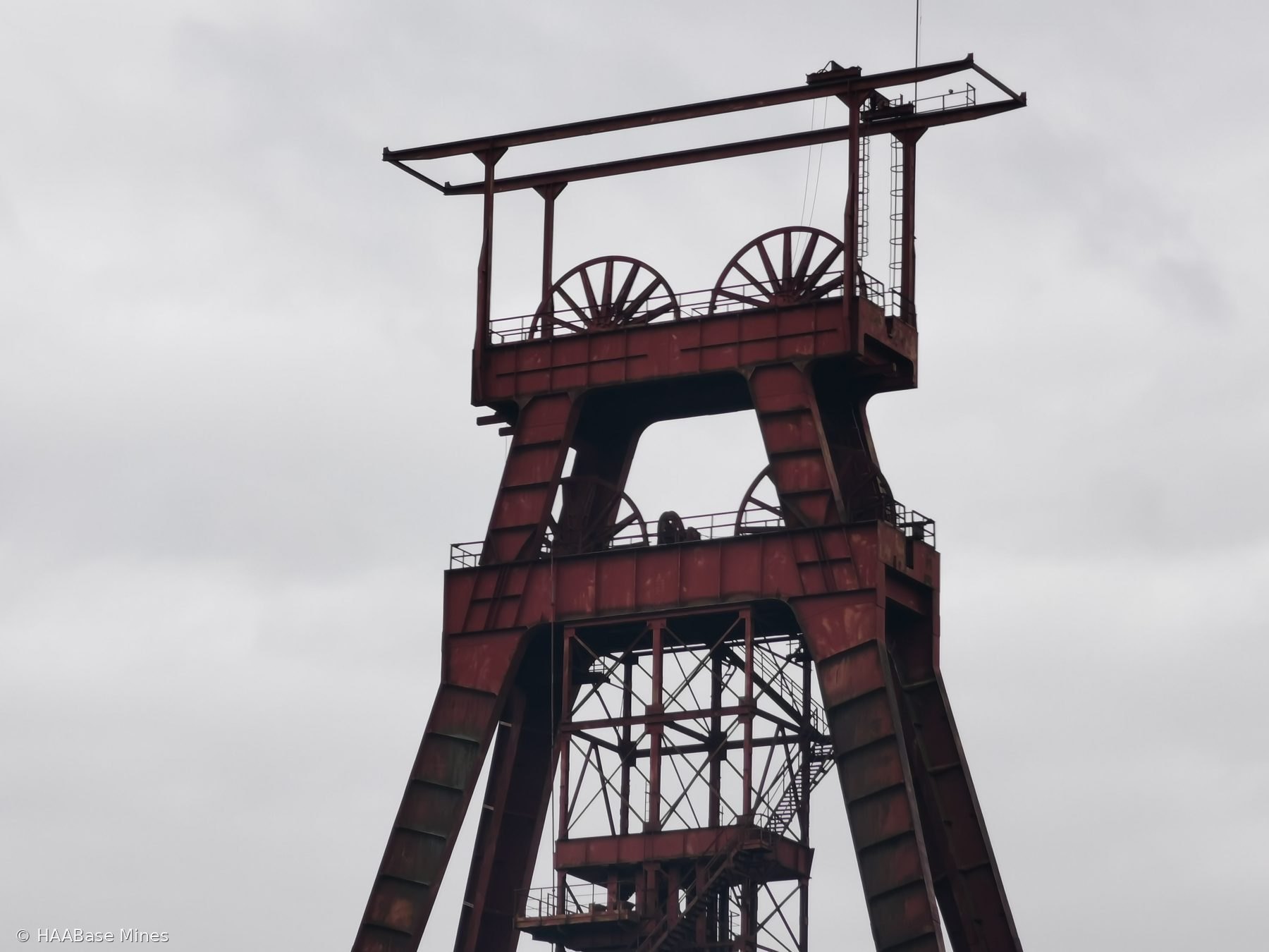 Siège Sainte-Fontaine mine headframe or winding tower site