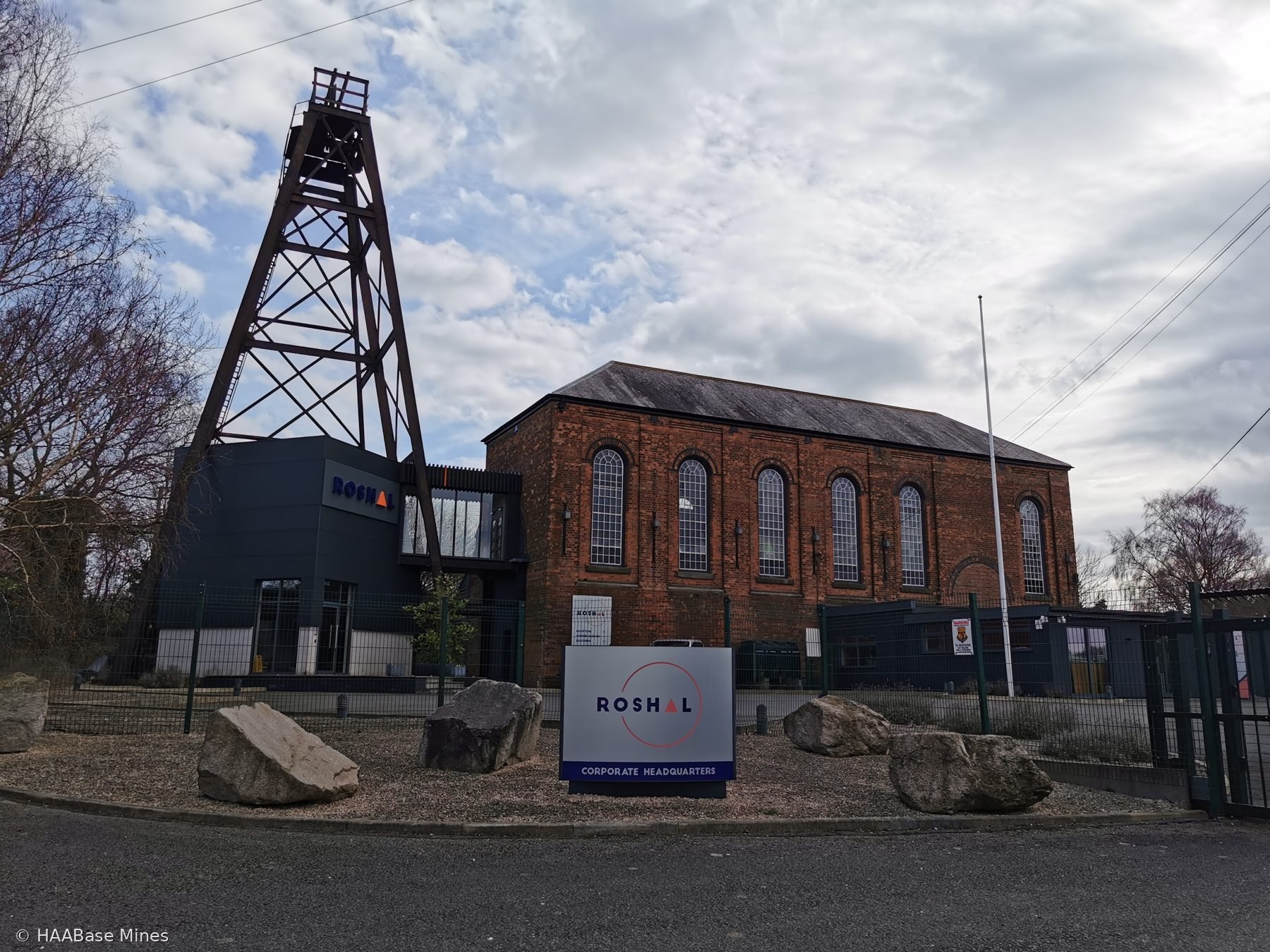 Calcutta Colliery mine headframe or winding tower site