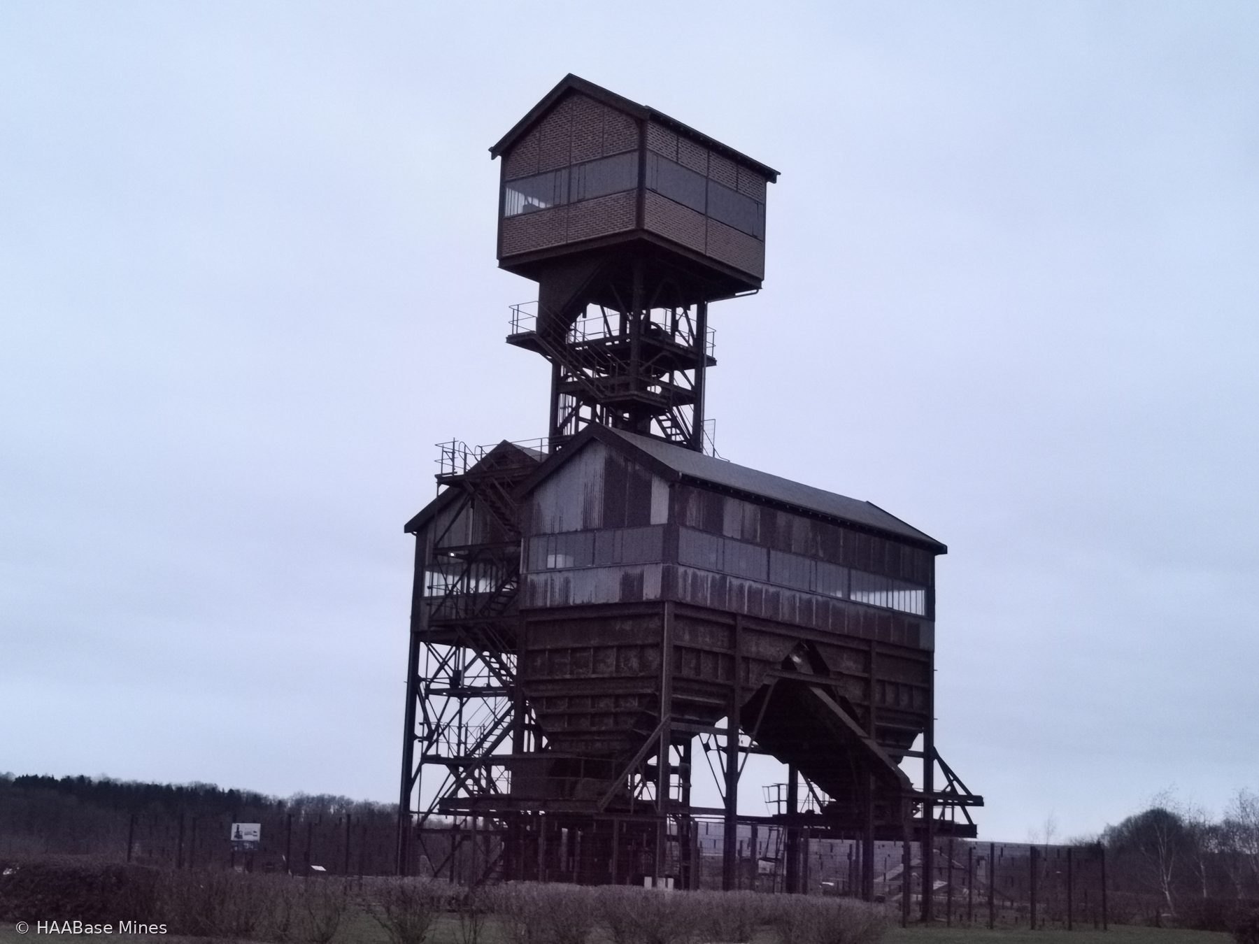 Fosse Saint-Quentin mine headframe or winding tower site