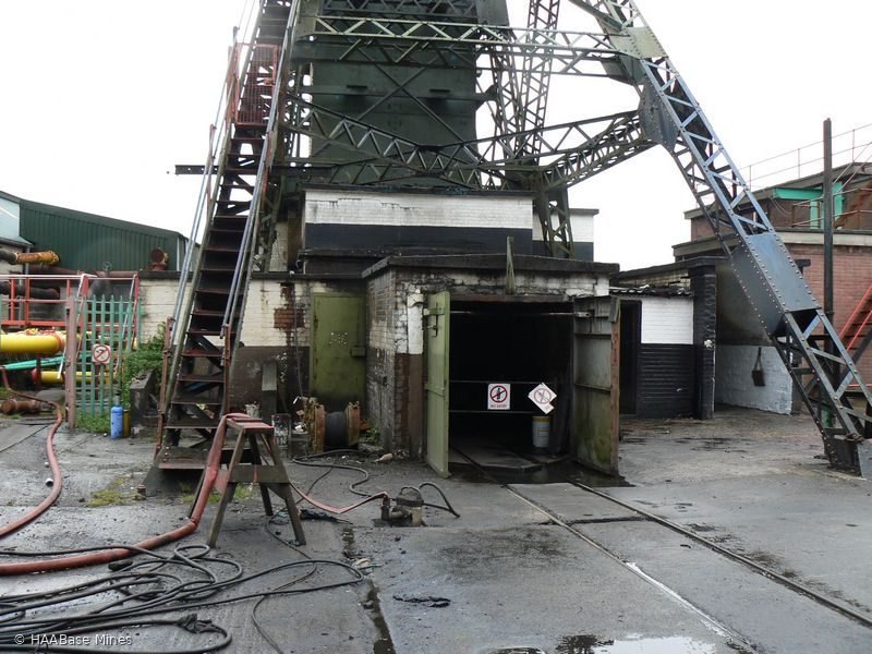 Tower Colliery mine headframe or winding tower site