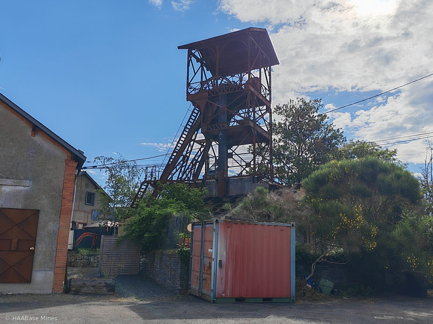 Ardoisières de Trélazé — Puits de Grand’Maison mine headframe or winding tower site