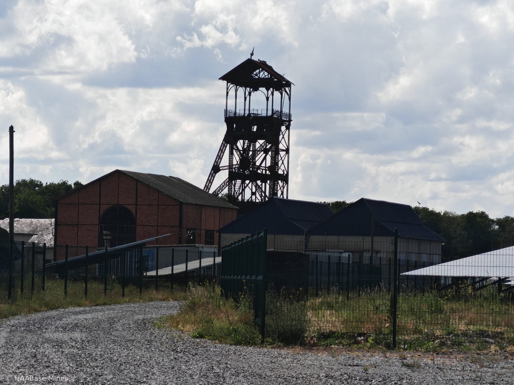 Ardoisières de Renazé — Puits Saint-Aignan n° 2 mine headframe or winding tower site