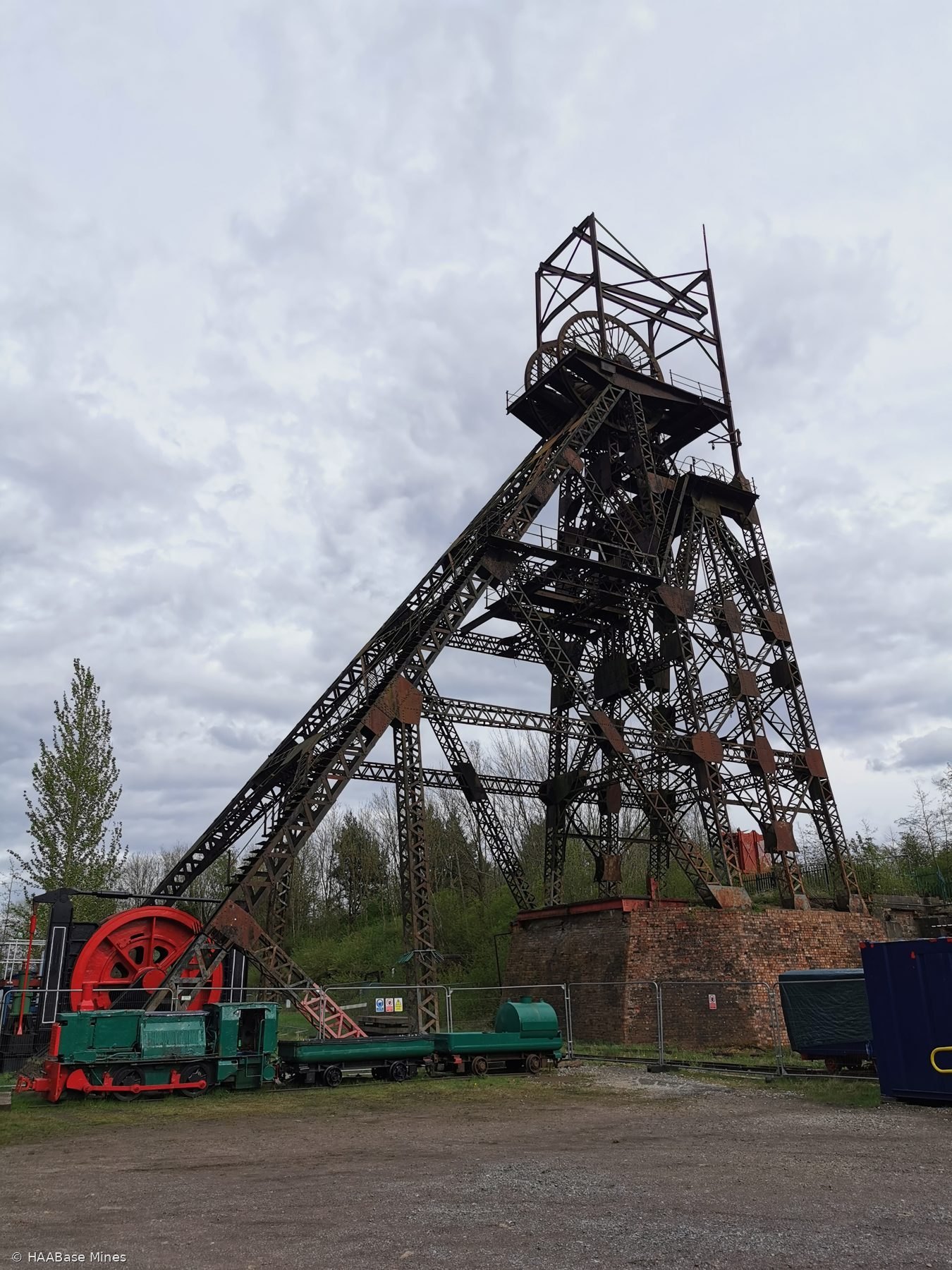 Astley Green Colliery mine headframe or winding tower site