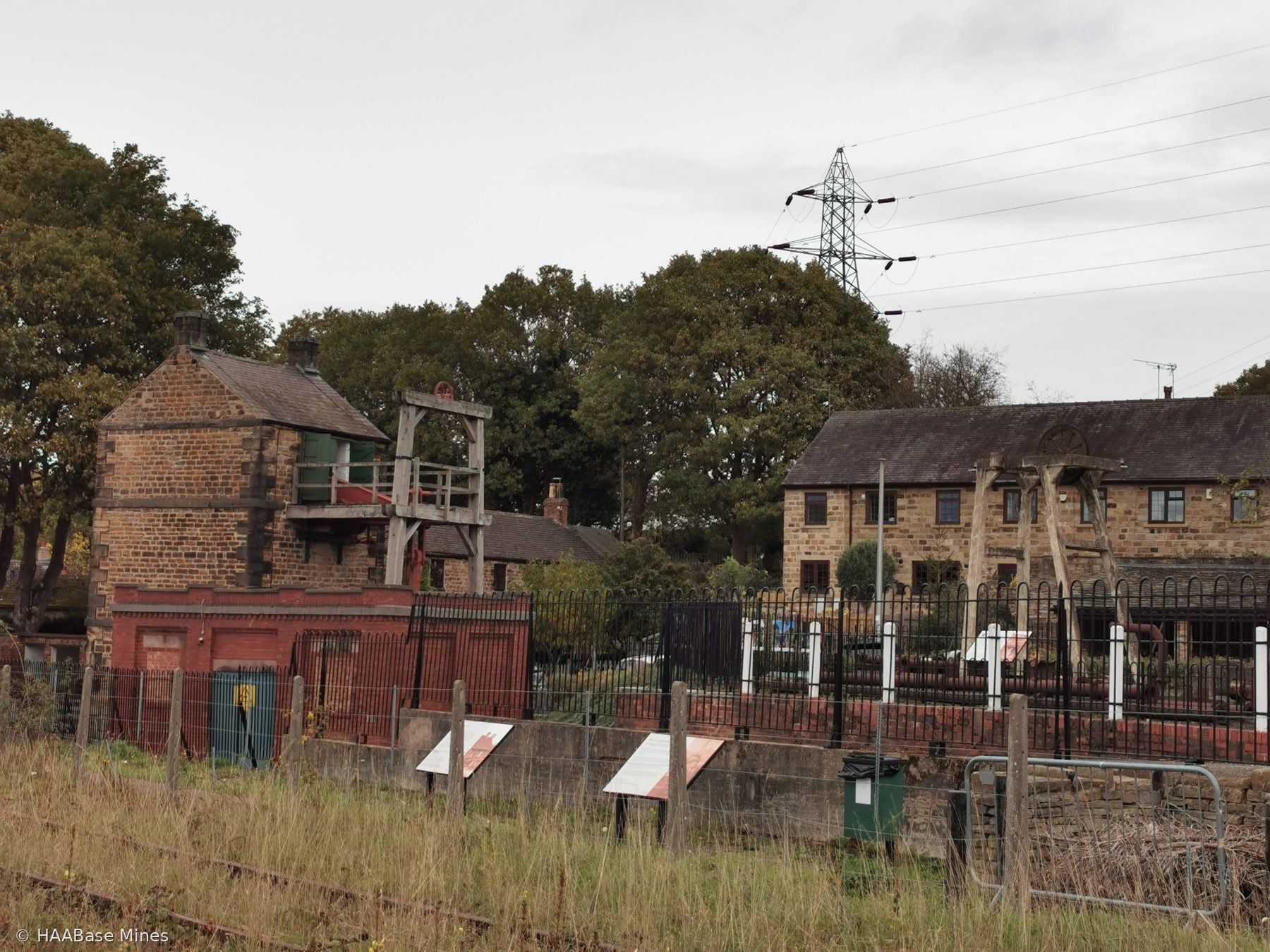 Elsecar New Colliery mine headframe or winding tower site