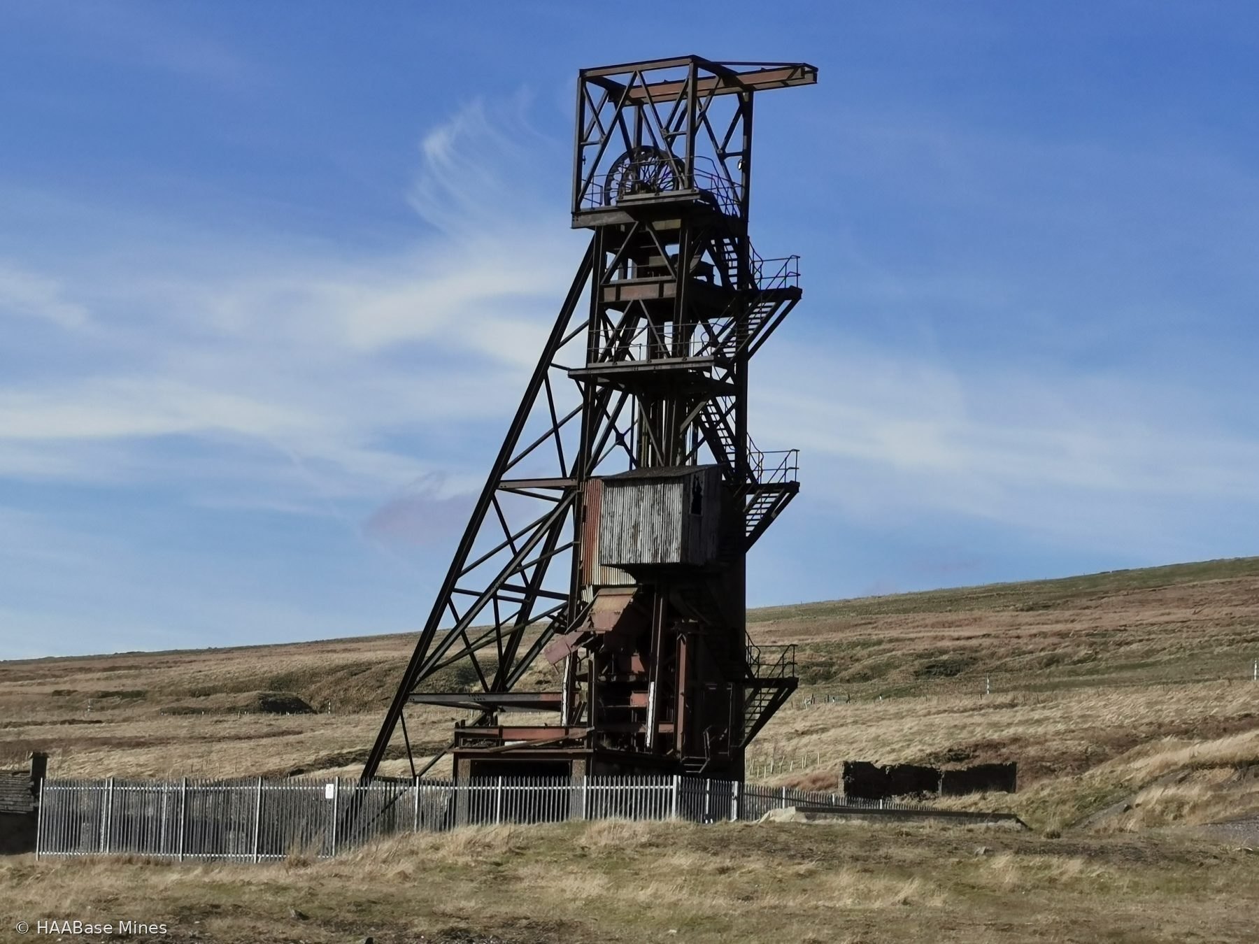 Groverake Mine mine headframe or winding tower site