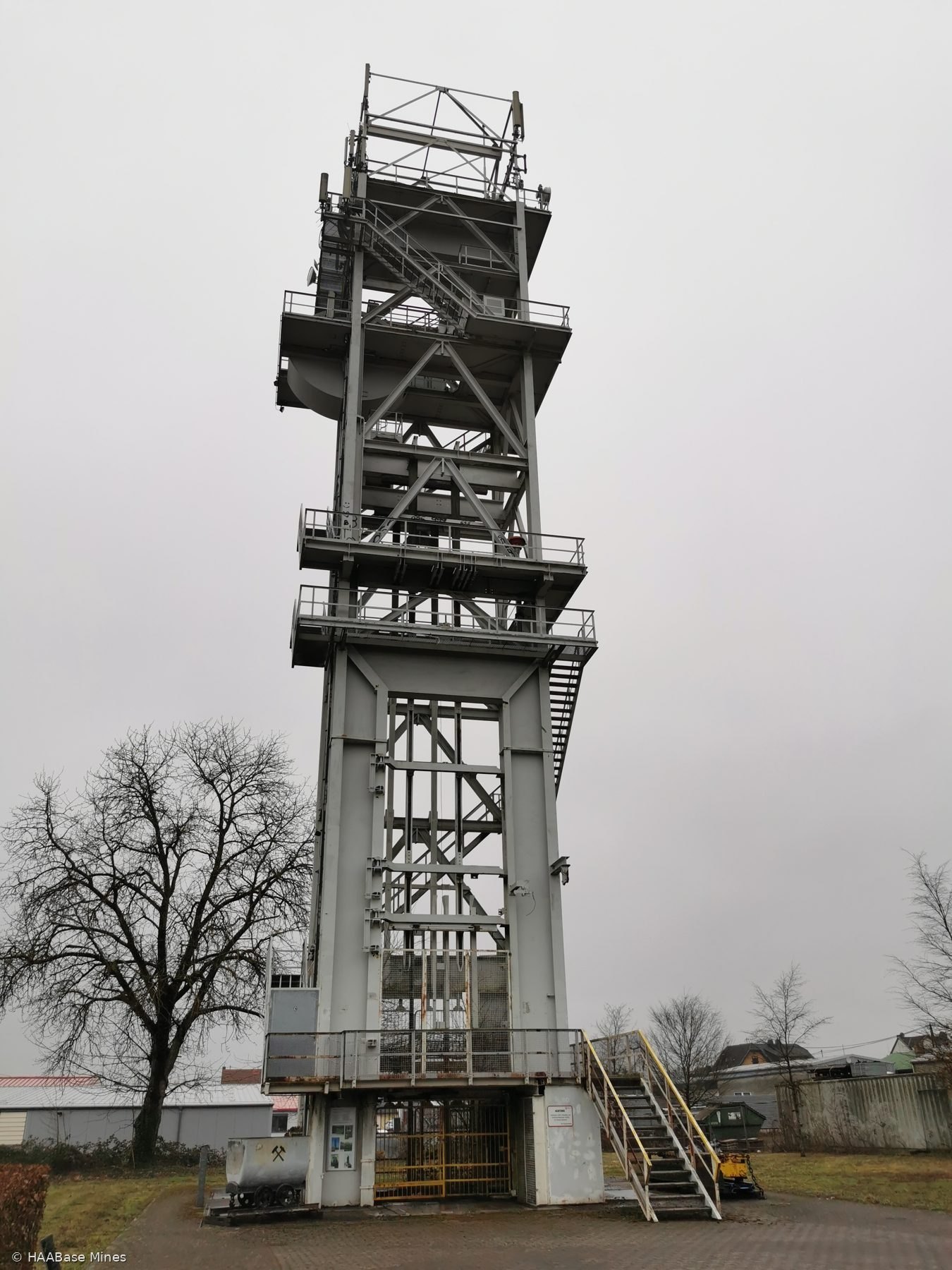Grube Dilsburg — Schacht Dilsburg mine headframe or winding tower site