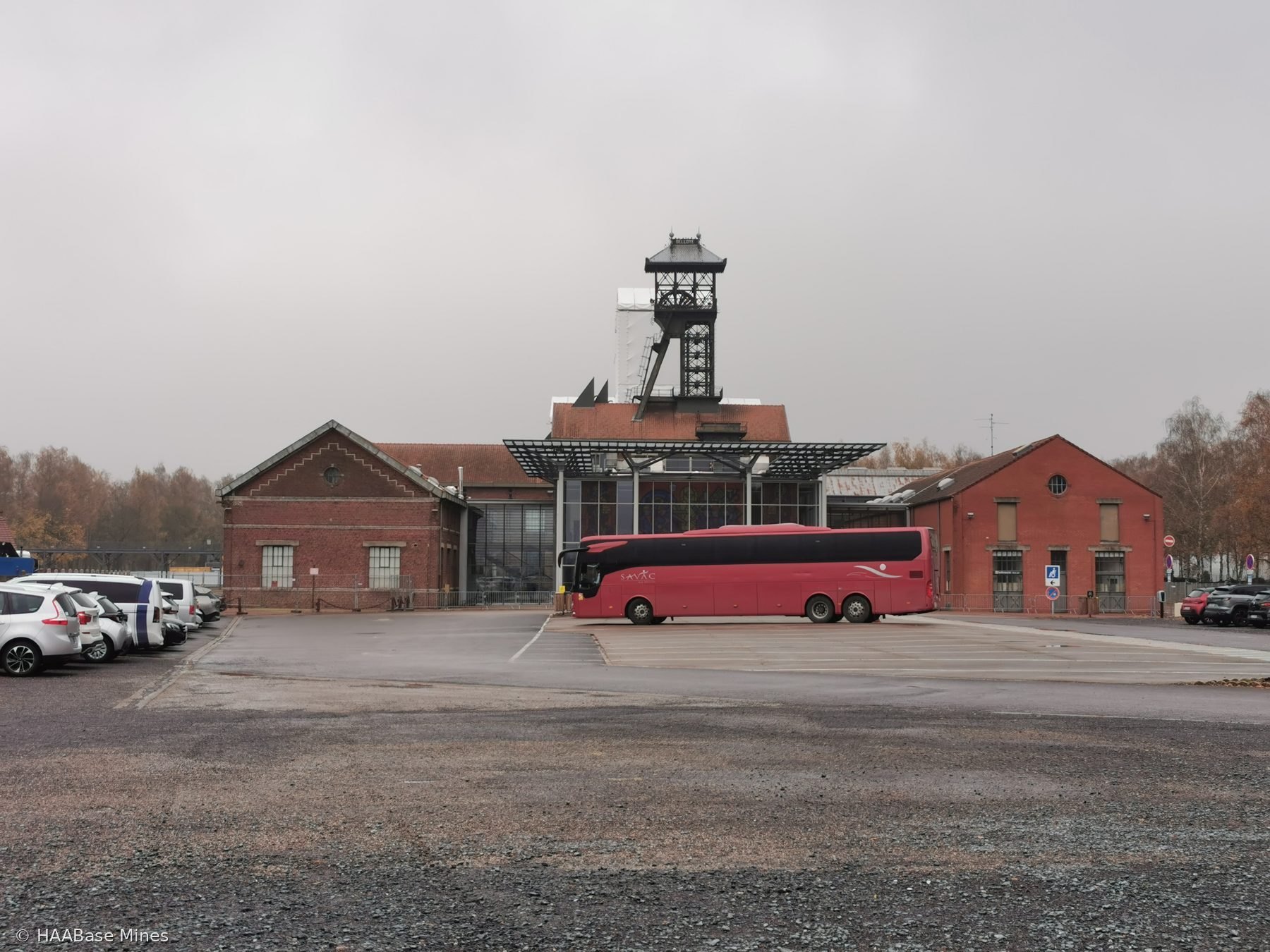 Fosse Delloye mine headframe or winding tower site