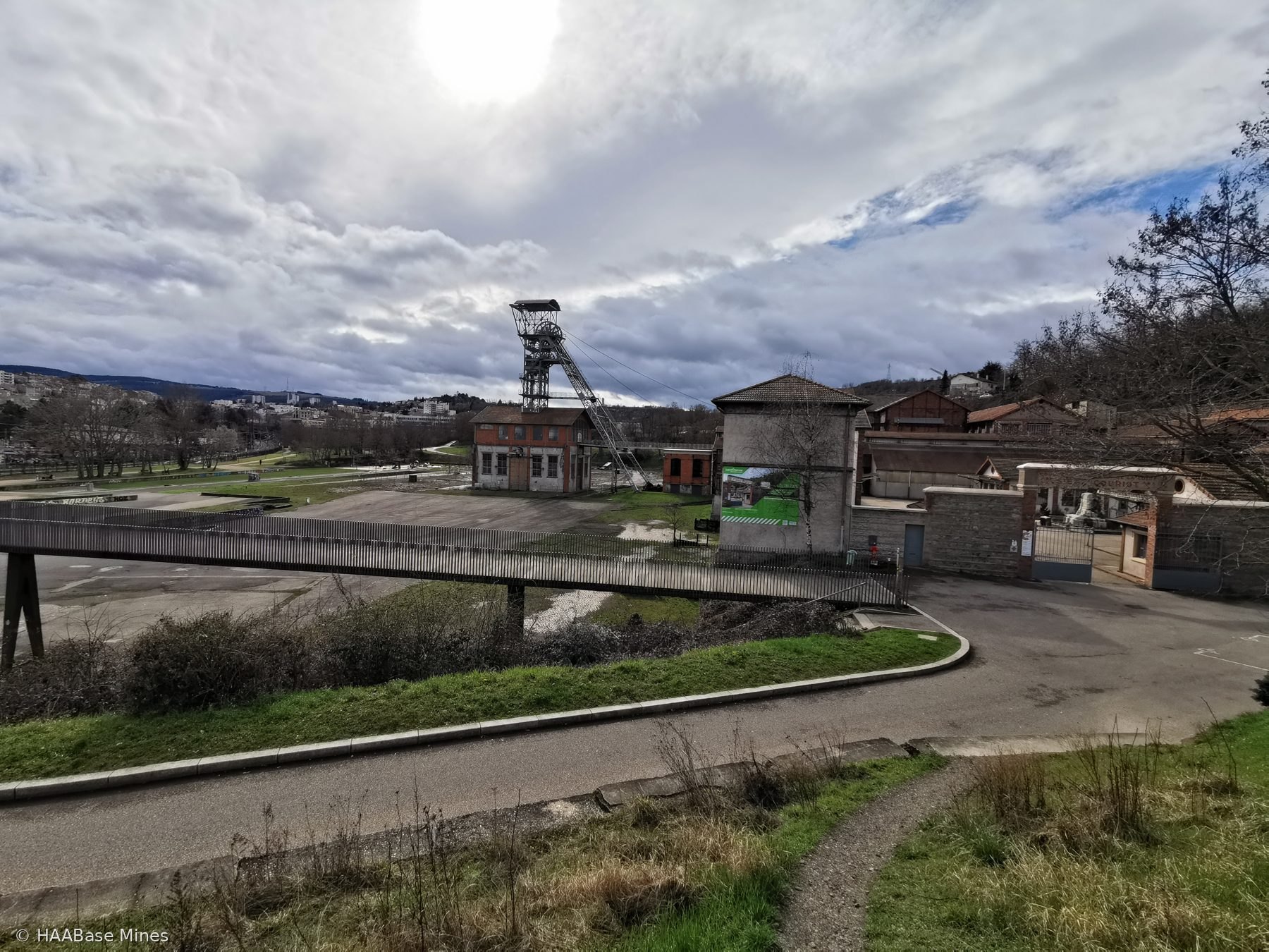 Puits Couriot mine headframe or winding tower site