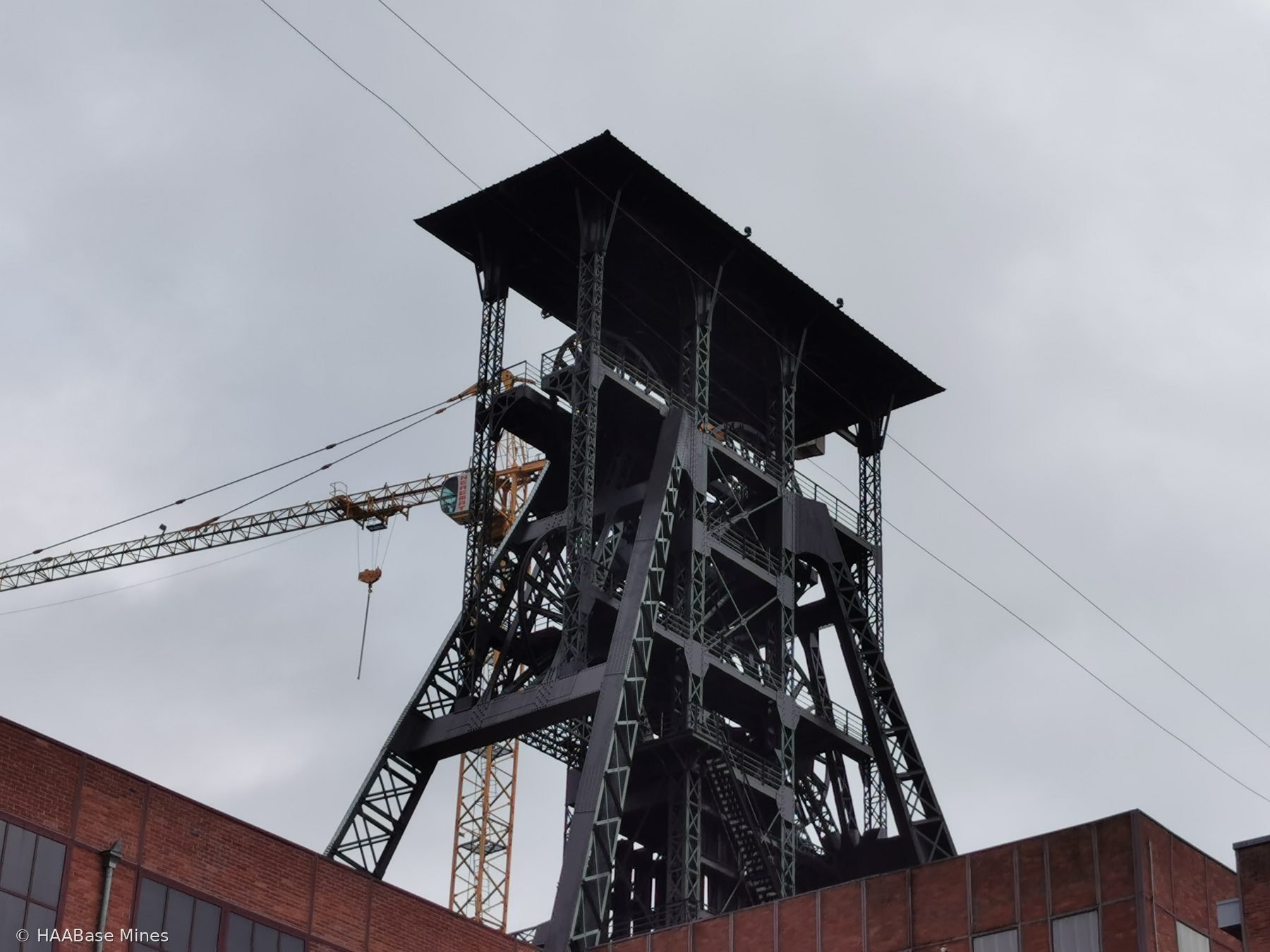 Steenkoolmijn van Beringen mine headframe or winding tower site