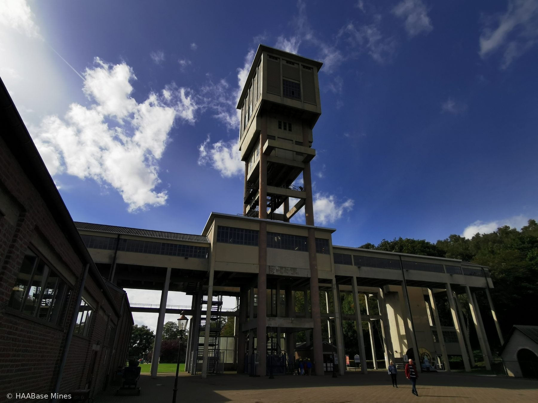 Blegny-Mine mine headframe or winding tower site