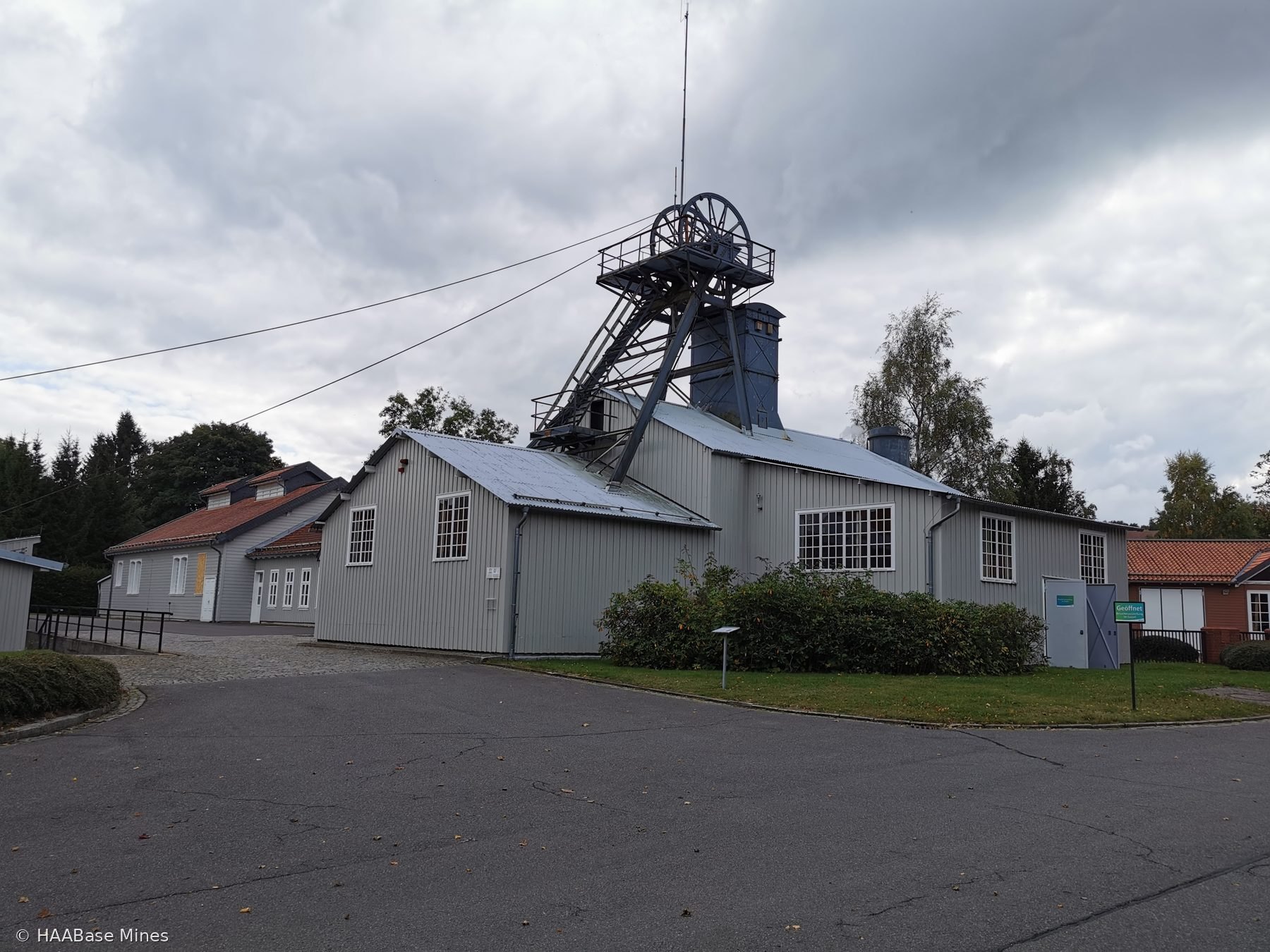Erzbergwerk Clausthal — Schacht Kaiser Wilhelm II mine headframe or winding tower site
