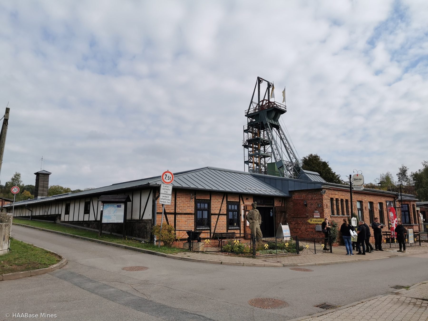 Bergwerk Wettelrode — Röhrigschacht mine headframe or winding tower site